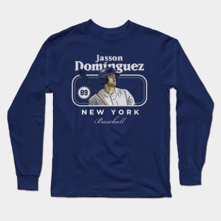 Jasson Dominguez New York Y Cover Long Sleeve T-Shirt